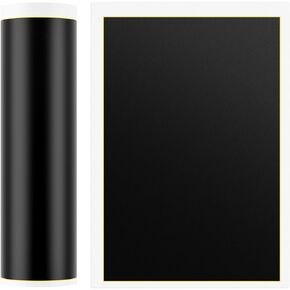 2 PCS Black Laser Engraving Marking Paper, 15.35x10.63in Laser Color Engraving Paper for Metal, Ceramics (39x27cm)