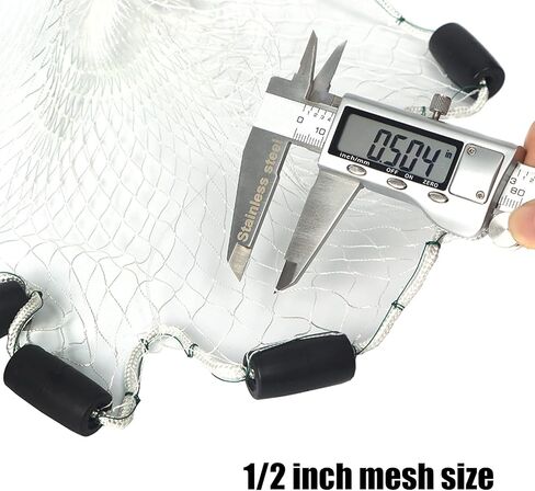 Fishing Cast Net - Nylon Casting Throw Net 4ft/6ft/7ft/8ft - Heavy Duty Sinker Youth Cast Net for Fishing - Fish Throw Cast Net for Bait Fish in Kuwait