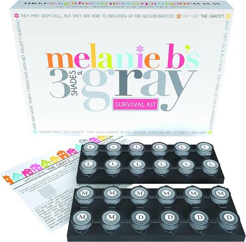 Melanie B's 3 Shades of Gray Survival Kit for Paint by Numbers for Adults - Gray basecoat paint primer for transparent and translucent colors in Saudi Arabia