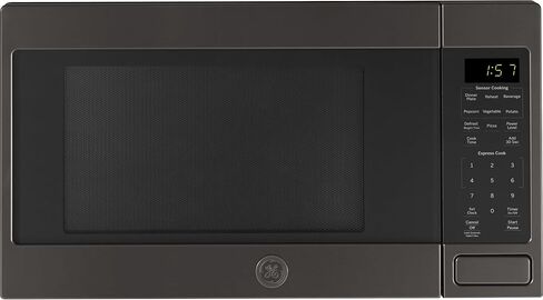 GE JES1657BMTS Microwave Oven, Black Stainless Steel, 13.625 in in Saudi Arabia