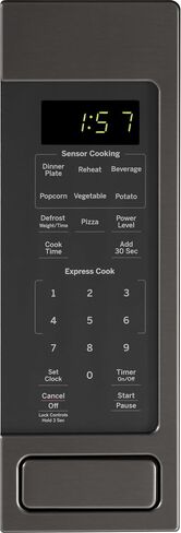 GE JES1657BMTS Microwave Oven, Black Stainless Steel, 13.625 in in Saudi Arabia