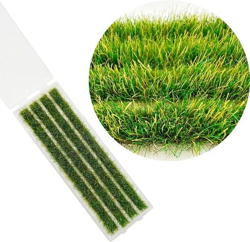 Woohome 2 صناديق ثابت حقل الأرز العشب نموذج حقل الأرز المشهد السكك الحديدية العشب الاصطناعي DIY بها بنفسك نموذج مشهد السكك الحديدية in Kuwait