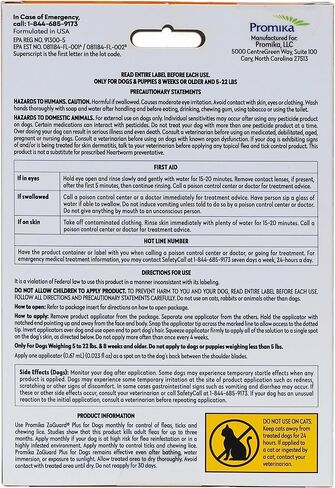 بالإضافة إلى الوقاية من البراغيث والقراد للكلاب الصغيرة - الوقاية من البراغيث والقراد للكلاب التي يتراوح وزنها بين 5 و22 رطلًا (3 جرعات) in Kuwait