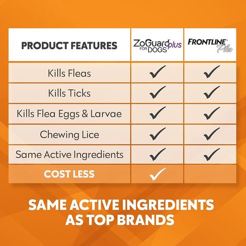 بالإضافة إلى الوقاية من البراغيث والقراد للكلاب الصغيرة - الوقاية من البراغيث والقراد للكلاب التي يتراوح وزنها بين 5 و22 رطلًا (3 جرعات) in Kuwait