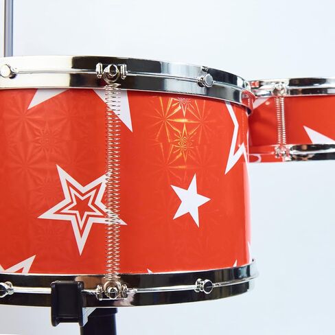 مجموعة طبول روك جاز للأطفال. مجموعة طبول صغيرة للتنوير بالموسيقى، لعبة هدية مثالية للأطفال والمراهقين والفتيان والفتيات in Kuwait