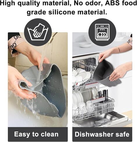 Slow Cooker Liners with Leaky Mouth Design, Cook Two Things at Once and Easy Clean, Crock Pot Divider, Suitable for 6-8QT Crock, Silicone Crock Pot Liners Oval in Saudi Arabia