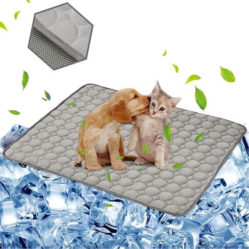 Dog Cooling Mat Pet Cooling Pads Dogs & Cats Pet Cooling Blanket for Outdoor Car Seats Beds (22IN*28IN) in Saudi Arabia