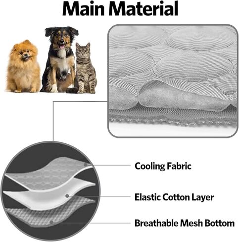Dog Cooling Mat Pet Cooling Pads Dogs & Cats Pet Cooling Blanket for Outdoor Car Seats Beds (22IN*28IN) in Saudi Arabia