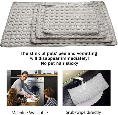 Dog Cooling Mat Pet Cooling Pads Dogs & Cats Pet Cooling Blanket for Outdoor Car Seats Beds (22IN*28IN) in Saudi Arabia