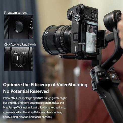 عدسة VILTROX 75 مم F1.2 f/1.2 PRO EF لسوني E-Mount زاوية واسعة جدًا APS-C عدسة رئيسية للتركيز التلقائي متوافقة مع كاميرات Sony E-Mount عديمة المرآة A7M/R/S Series A7Cc A9 A1 A6x00 Fs5 a6000 a6300 a6400 in Kuwait