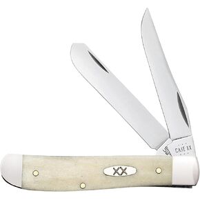 Case Cutlery CA13313: Mini Trapper Natural Bone
