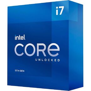 انتل معالج كمبيوتر مكتبي كور i7-11700K (3.6 جيجاهرتز، ذاكرة مؤقتة 16 ميجا، حتى 5.00 جيجاهرتز)