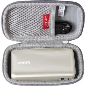 Hermitshell Hard Travel Case for Anker A1259 Power Bank/Anker Nano Power Bank,10000mAh Portable Charger (PD 30W max. Leistung),Case Only (Black)