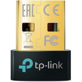 محول بلوتوث USB TP-Link للكمبيوتر الشخصي، جهاز استقبال دونجل بلوتوث 5.0 (UB500) يدعم Windows 11/10/8.1/7 لسطح المكتب والكمبيوتر المحمول والماوس ولوحة المفاتيح والطابعات وسماعات الرأس ومكبرات الصوت وأجهزة تحكم PS4/ Xbox