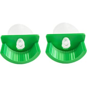 Green Branch Supports with Suction Cup for Gecko,Frog,Amphibian Lizard Snake Jumping Spider Climbing, Black Branch Holder for Reptile Terrarium Tank