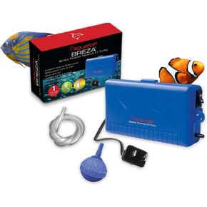 Aquatop BREZA Battery Powered Air Pump with AC Power Failure Sensor – Automatic Backup Power System, Aquarium Air Pump, Versatile & Portable For Aquatic Transport, AC-DC-One