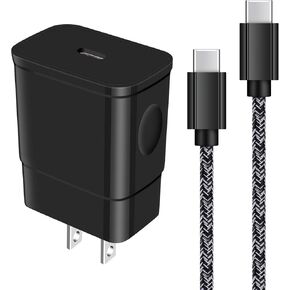 Android Fast Charger Samsung Phone Charger Fast Charging Cord USB C Block Type C Wall Charger for Samsung Galaxy A35 5G/A55 5G /A25 5G/A15 5G/S24 Ultra/S23 FE/S22/S21/S20/A52/A51/A42/A32/A33/A34/A14