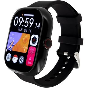 Smart Watch (Answer/Make Calls), 2.01" Smart Watches for Men 110+Sport Modes Fitness Watch with Sleep Heart Rate Monitor, Pedometer, IP68 Waterproof Activity Trackers for iOS Android Smartwatch