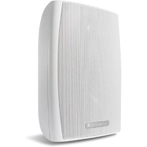 Cambridge Audio ES20 - Pair of Wired Outdoor Speakers Designed to Withstand Extreme Temperature and Humidity Differences - Including Wall Brackets with Cable Routing - White