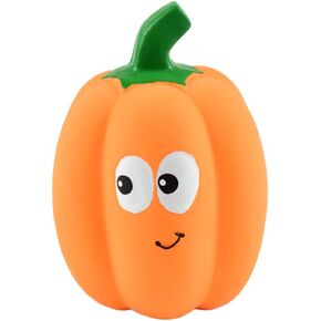 balacoo Squeaky Dog Toys - Latex Pumpkin Dog Toys for Small Dogs, Halloween Dog Toys, Puppy Chew Ball with Squeaker Dog, Grinding Teeth Toy Pet Interactive Play