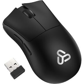 sdlogal 2.4G Wireless Mouse, 1200 DPI Mobile Optical Cordless Mouse with USB Receiver, 24-Month Battery Life, Ambidextrous PC/Mac/Laptop (Black)