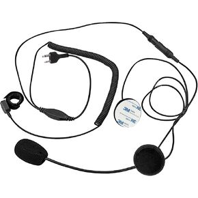 WODASEN Walkie Talkie Motorcycle Helmet Headset Racing Two Way Radio Earpiece with PTT Mic for AVPH4 GMRS/FRS GXT/LXT LXT600 GXT1000VP4 LXT500VP3 GXT1050VP4 LXT118VP GXT500VP3 LXT600VP4
