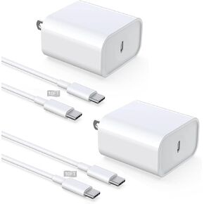 iPhone 16 15 Charger 10FT, 2 Pack 20W USB C Charger Fast Charging Block with 10FT Long USB C to C Charging Cable for iPhone 16/16 Plus/16 Pro/16 Pro Max, iPhone 15/15 Plus/15 Pro/15 Pro Max in Kuwait