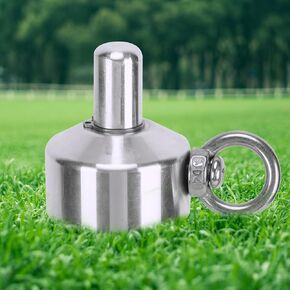 GW Gwongvvei 360° Rotary Heavy Duty Dog Anchor Dog Tie Out Stake Dog Yard Capacity 250LB of Pull for Yard Camping Outdoors