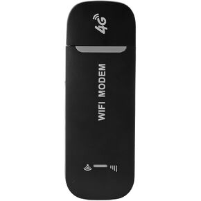 Zopsc 4G USB محمول، نقطة اتصال محمولة للسفر عالية السرعة، دعم متعدد الأجهزة، يعمل بمنفذ USB، آمن، للسفر (أسود)