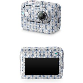 Glossy Glitter Skin Compatible with Insta360 GO 3 (2023) - Galaxy Bots - Premium 3M Vinyl Protective Wrap Decal Cover - Easy to Apply | Crafted in The USA by MightySkins