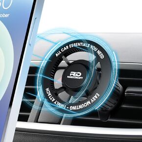Randconcept for MagSafe Car Mount, Car Vent Magnetic Phone Mount, 360° Magnetic Phone Holder, Car Magnetic Car Phone Holder for iPhone 12 13 14 15 Pro Max Plus Mini - Car Magnet Phone Mount