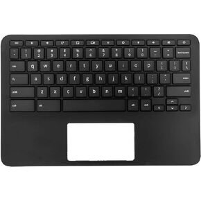 مسند راحة اليد العلوي البديل لجهاز HP Chromebook 11MK G9 EE Series مجموعة غطاء علوي للكمبيوتر المحمول مع تخطيط أمريكي M44258-001 أسود in Kuwait