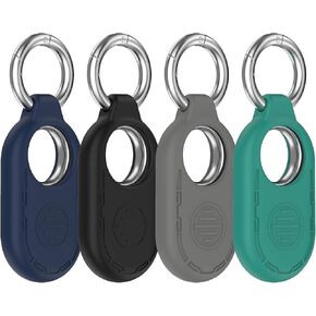 Compatible with Samsung Galaxy SmartTag2 Case Cover Protective Case Silicone SmartTag 2 Tracker Cover for Kids, Wallet, Keys, Pets Collar, Luggage, Backpacks (8PACKS)