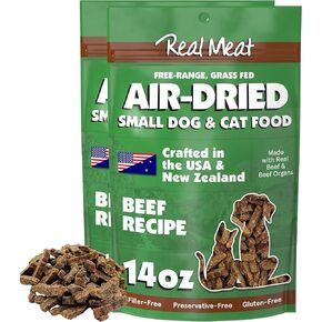 TRMC Real Meat Grain Free All Natural Dog & Cat Foods (Beef, 14oz, Pack of 2)