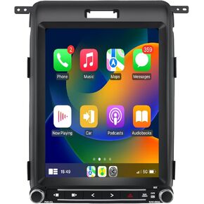 Android 13 12.1 Inch Car Stereo Radio Upgrade for Ford F150 2013/2014, Compatible with CarPlay & Android Auto. Built-in DSP, Bluetooth, WiFi, Navigation & SWC MirrorLink 8 Core 4G+64G