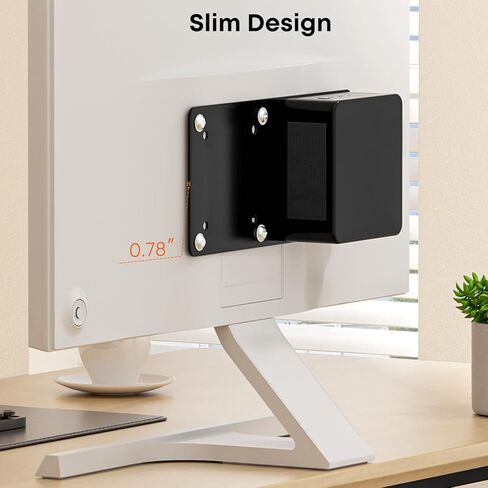 لوحة تمديد ذراع الشاشة PUTORSEN VESA متوافقة مع كمبيوتر Intel NUC Mini PC، أسود in Kuwait