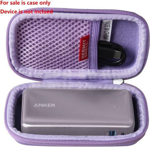 Hermitshell Hard Travel Case for Anker A1259 Power Bank/Anker Nano Power Bank,10000mAh Portable Charger (PD 30W max. Leistung),Case Only (Black) in Saudi Arabia