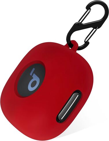 حافظة من السيليكون الناعم من Geiomoo لجهاز Anker Soundcore Sport X20، غطاء حماية مضاد للصدمات مع حلقة تسلق (أسود) in Saudi Arabia
