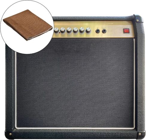 uxcell Brown Speaker Mesh Grill Cloth (not Cane Webbing) Stereo Box Fabric Dustproof Cloth 50cm x 150cm 19.7 Inches x 59 Inches in Saudi Arabia
