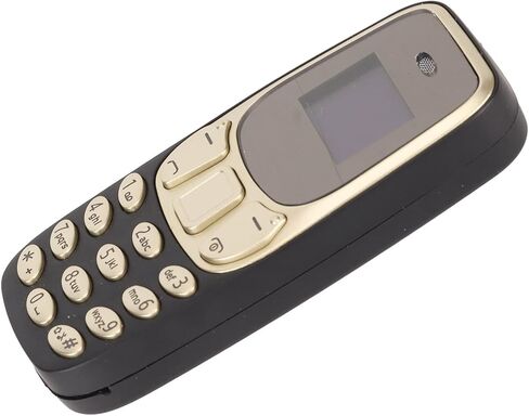 Zopsc BM10 Worlds Smallest Mobile Phone Unlocked, GSM 2 in 1 Mini Mobile Phone with Hands Bluetooth Dialler Dual SIM Card GSM. (Black) in Saudi Arabia