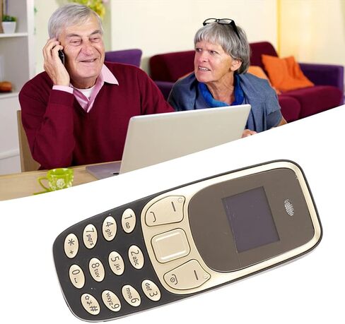 Zopsc BM10 Worlds Smallest Mobile Phone Unlocked, GSM 2 in 1 Mini Mobile Phone with Hands Bluetooth Dialler Dual SIM Card GSM. (Black) in Saudi Arabia