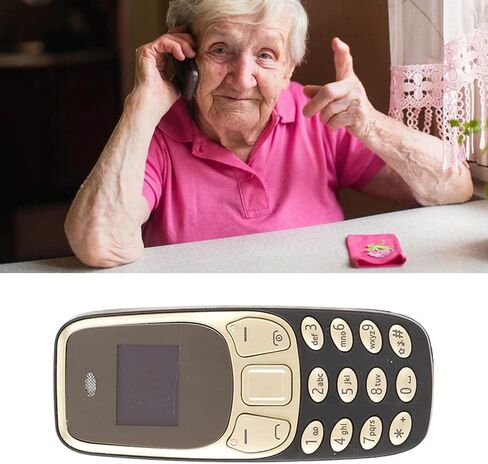 Zopsc BM10 Worlds Smallest Mobile Phone Unlocked, GSM 2 in 1 Mini Mobile Phone with Hands Bluetooth Dialler Dual SIM Card GSM. (Black) in Saudi Arabia