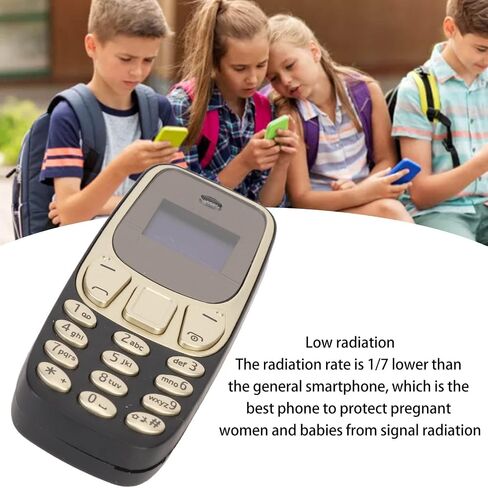 Zopsc BM10 Worlds Smallest Mobile Phone Unlocked, GSM 2 in 1 Mini Mobile Phone with Hands Bluetooth Dialler Dual SIM Card GSM. (Black) in Saudi Arabia