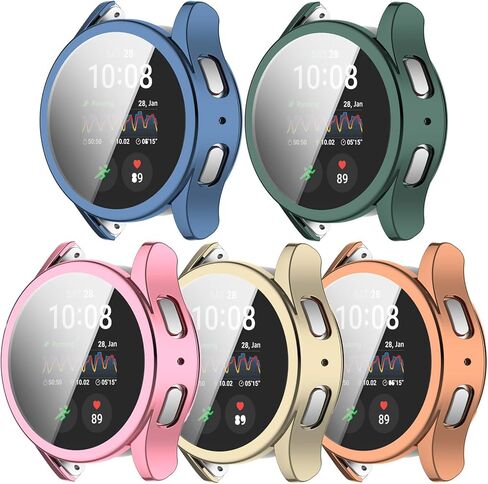 متوافق مع واقي شاشة Samsung Galaxy Watch 7 مقاس 44 مم و40 مم، غطاء حماية كامل من مادة TPU الناعمة، غطاء حماية مضاد للخدش للنساء والرجال (5 قطع، 40 مم) in Kuwait