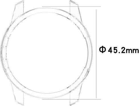 غطاء حماية LOKEKE متوافق مع Garmin Forerunner 745، غطاء حماية من مادة TPU لهاتف Garmin Forerunner 745 (TPU أسود) in Kuwait