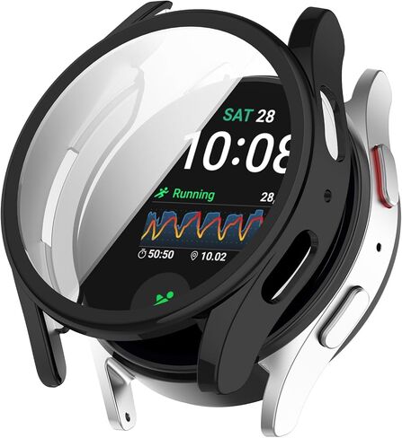 متوافق مع واقي شاشة Samsung Galaxy Watch 7 مقاس 44 مم و40 مم، غطاء حماية كامل من مادة TPU الناعمة، غطاء حماية مضاد للخدش للنساء والرجال (5 قطع، 40 مم) in Kuwait