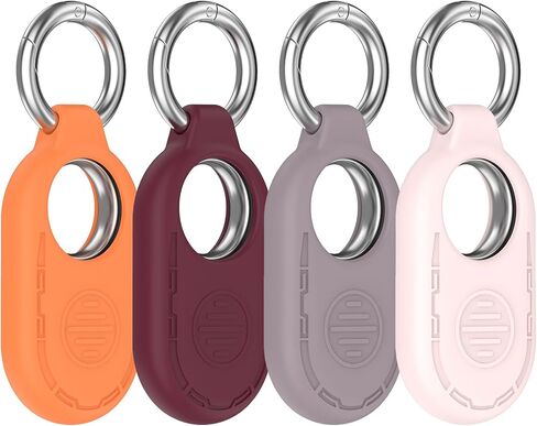 Compatible with Samsung Galaxy SmartTag2 Case Cover Protective Case Silicone SmartTag 2 Tracker Cover for Kids, Wallet, Keys, Pets Collar, Luggage, Backpacks (8PACKS) in Saudi Arabia