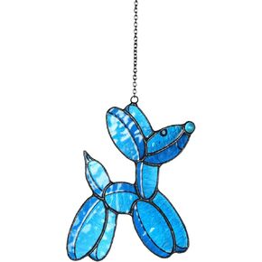 Stained Glass Window Hanging Angel Dog Memorial Gift Rainbow Bridge pet Memorial Gift Loss of Dog Sympathy Gift Furry Animal Memorial Gift pet Bereavement Stained Glass suncatcher