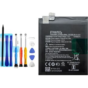 BLP761 Replacement Battery for OnePlus 8 1+8 Battery,Rechargeable 0 Cycle Battery Compatible with OnePlus 8 1+8 IN2013 IN2017 IN2010 with Repair Tool Kits