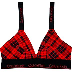 Calvin Klein Women's Modern Cotton Unlined Triangle Crossback Bralette